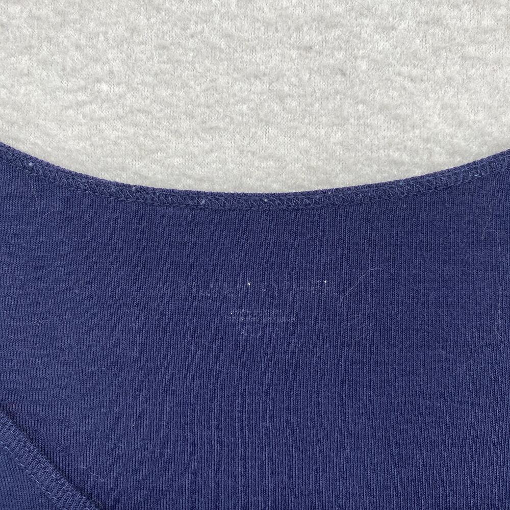 EILEEN FISHER Tank Top 1X Organic Cotton Ribbed Jersey Cami Scoopneck Shell Blue - Picture 9 of 10